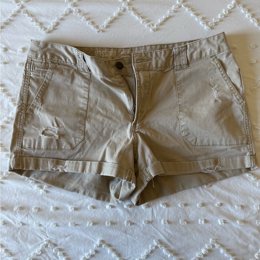Mossimo Supply Co. Women's Tan Cargo Shorts